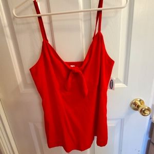 NWT red spaghetti strap top